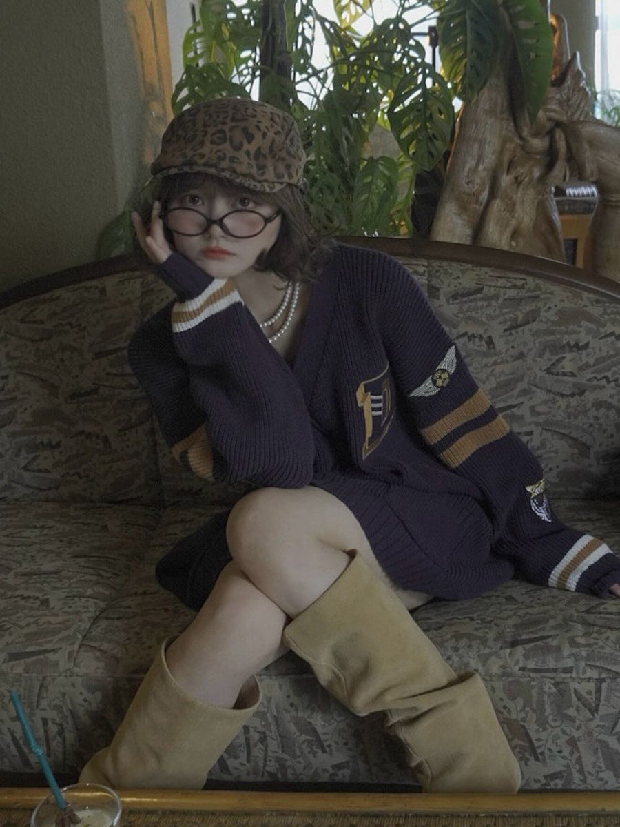 モデル:161cm(着用サイズ:FREE 着用カラー:NVY)