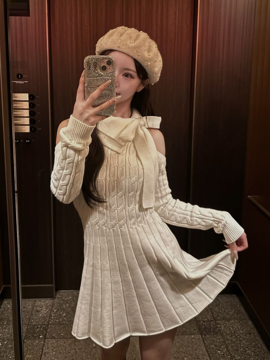 モデル:158cm(着用サイズ:FREE 着用カラー:IVO)