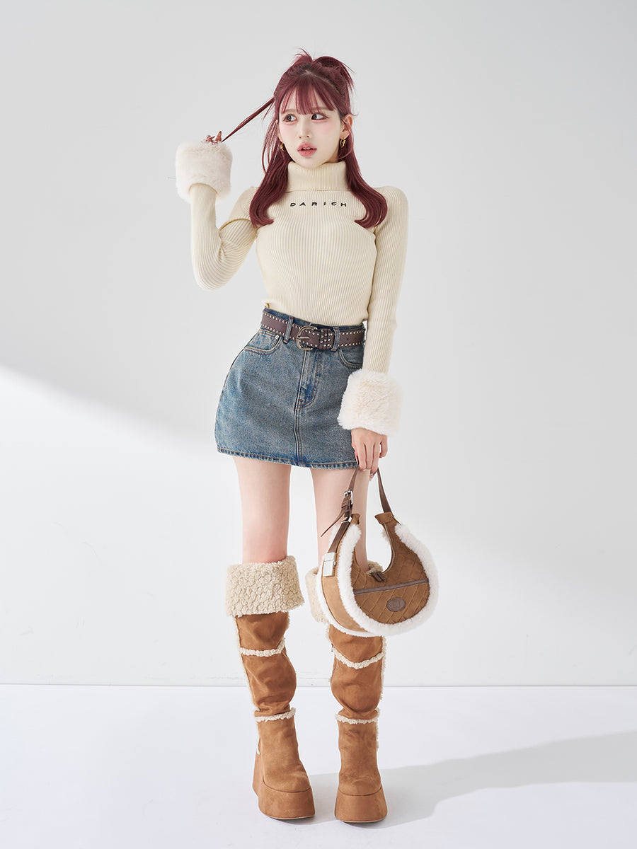 モデル:165cm(着用サイズ:FREE 着用カラー:IVO)