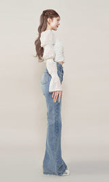 モデル:165cm(着用サイズ:FREE 着用カラー:WHT)