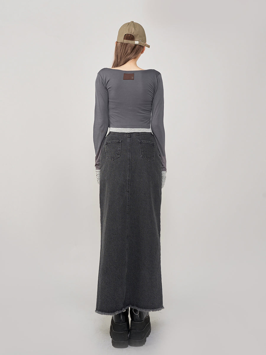 モデル:165cm(着用サイズ:FREE 着用カラー:C-GRY)