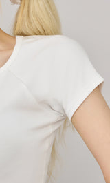 モデル:165cm(着用サイズ:FREE 着用カラー:WHT)