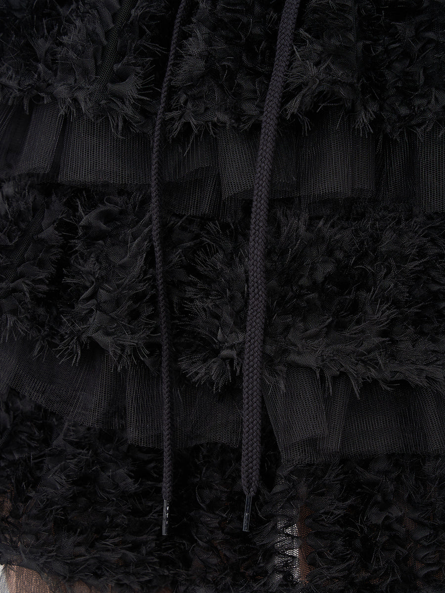 モデル:165cm(着用サイズ:FREE 着用カラー:BLK)