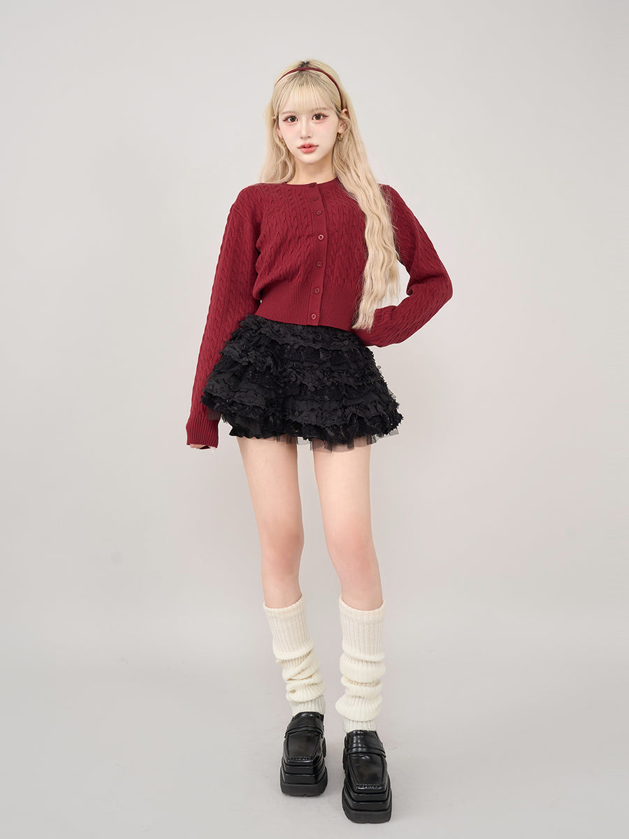 モデル:165cm(着用サイズ:FREE 着用カラー:RED)
