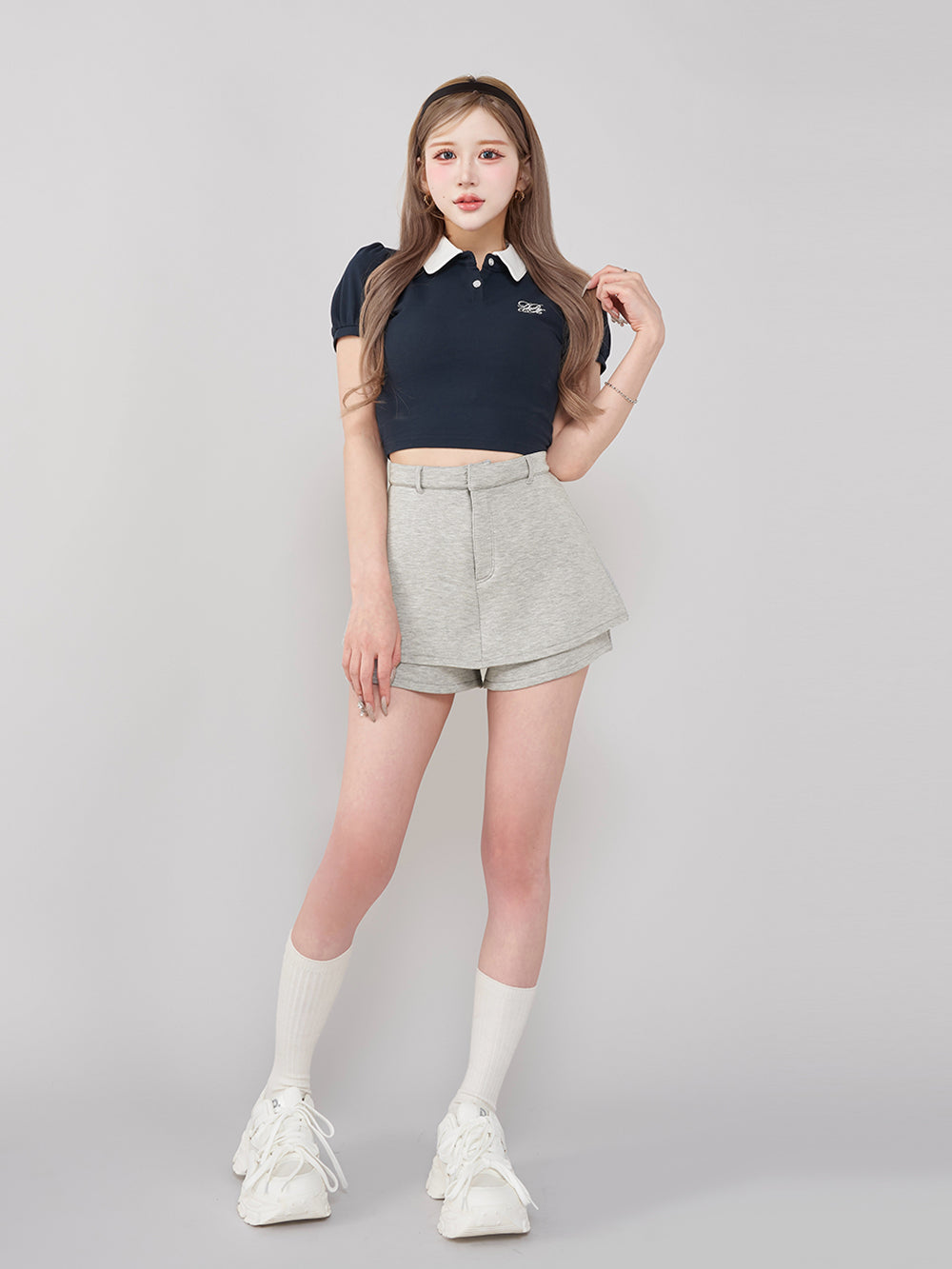 モデル:165cm(着用サイズ:S 着用カラー:GRY)