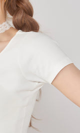 モデル:165cm(着用サイズ:FREE 着用カラー:WHT)