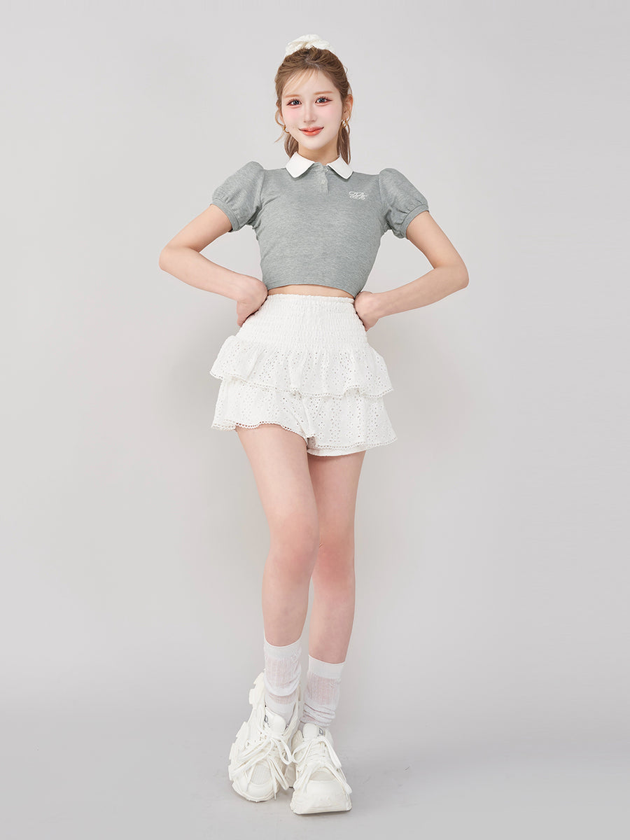 モデル:165cm(着用サイズ:FREE 着用カラー:GRY)