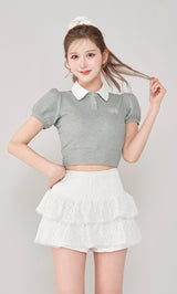 モデル:165cm(着用サイズ:FREE 着用カラー:GRY)