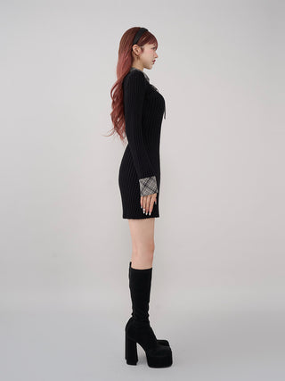 モデル:165cm(着用サイズ:FREE 着用カラー:BLK)