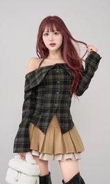 モデル:165cm(着用サイズ:FREE 着用カラー:KHA)