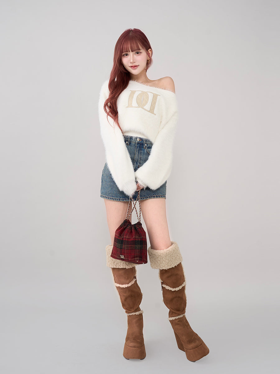 モデル:165cm(着用サイズ:FREE 着用カラー:IVO)