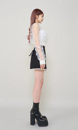 モデル:165cm(着用サイズ:M 着用カラー:BLK)
