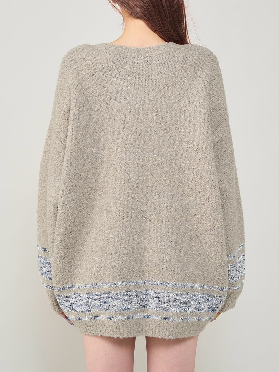 モデル:165cm(着用サイズ:FREE 着用カラー:GRY)