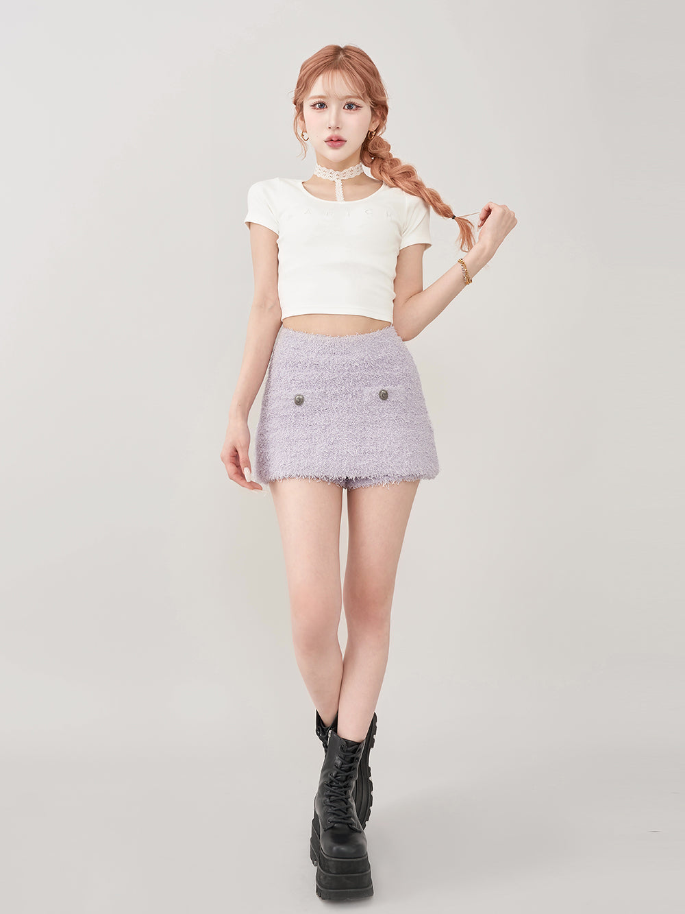 モデル:165cm(着用サイズ:FREE 着用カラー:LLC)
