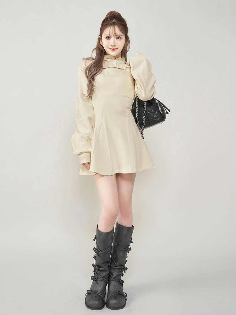 モデル:165cm(着用サイズ:FREE 着用カラー:IVO)