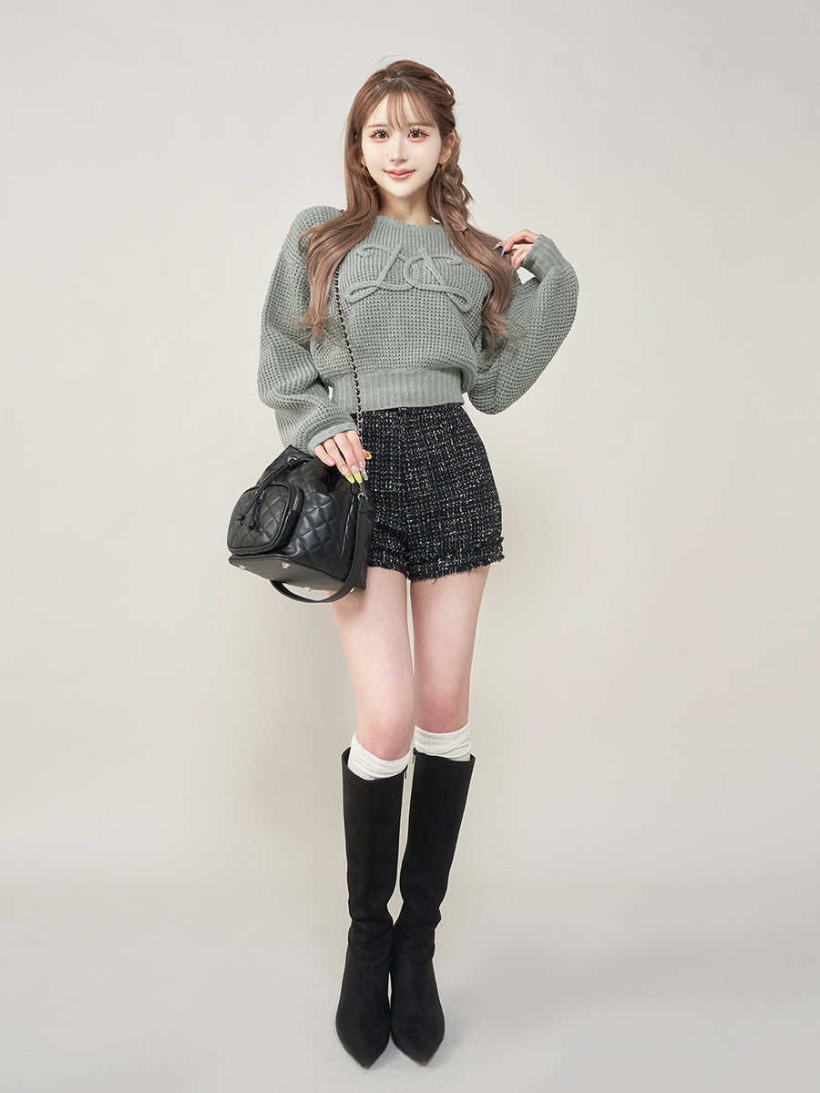 モデル:165cm(着用サイズ:FREE 着用カラー:GRY)