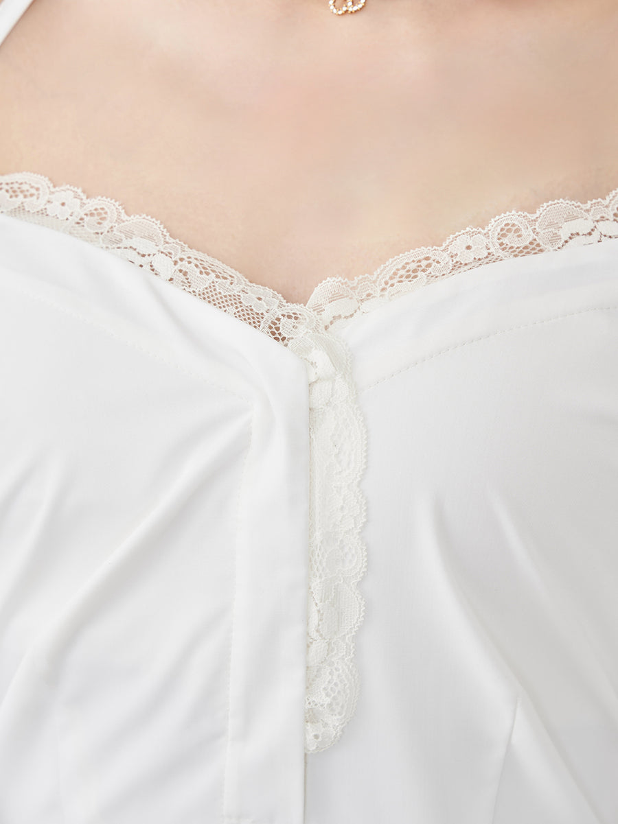 モデル:165cm(着用サイズ:FREE 着用カラー:WHT)