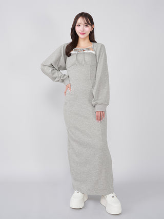 モデル:156cm(着用サイズ:L 着用カラー:WHT)