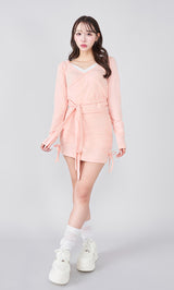 モデル:156cm(着用サイズ:L 着用カラー:WHT)