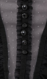 モデル:156cm(着用サイズ:FREE 着用カラー:BLK)