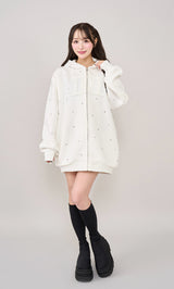 モデル:156cm(着用サイズ:FREE 着用カラー:WHT)