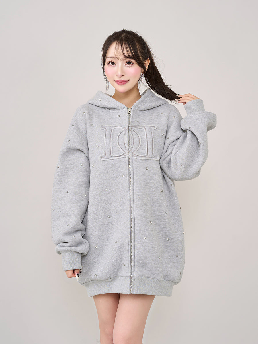 モデル:156cm(着用サイズ:FREE 着用カラー:GRY)