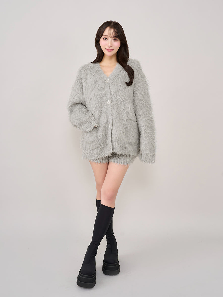 モデル:156cm(着用サイズ:FREE 着用カラー:GRY)