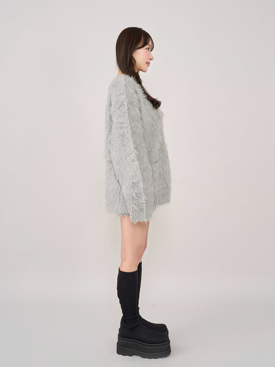 モデル:156cm(着用サイズ:FREE 着用カラー:GRY)