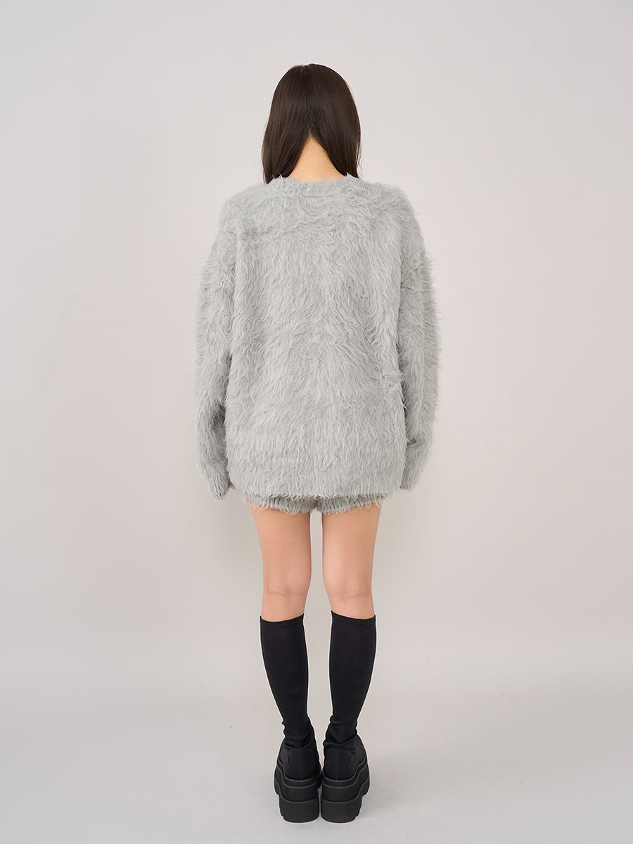 モデル:156cm(着用サイズ:FREE 着用カラー:GRY)
