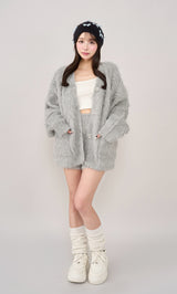 モデル:156cm(着用サイズ:FREE 着用カラー:GRY)