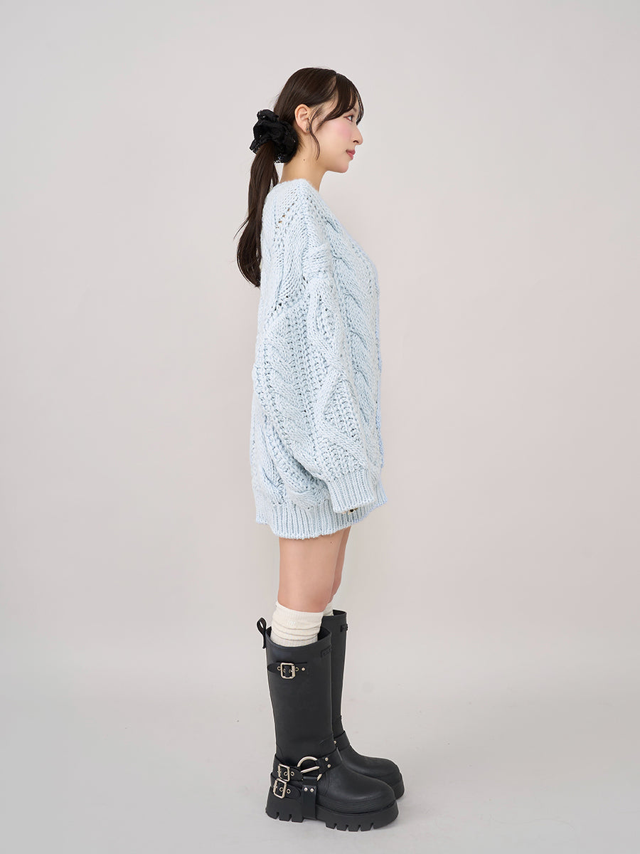 モデル:156cm(着用サイズ:FREE 着用カラー:SAX)