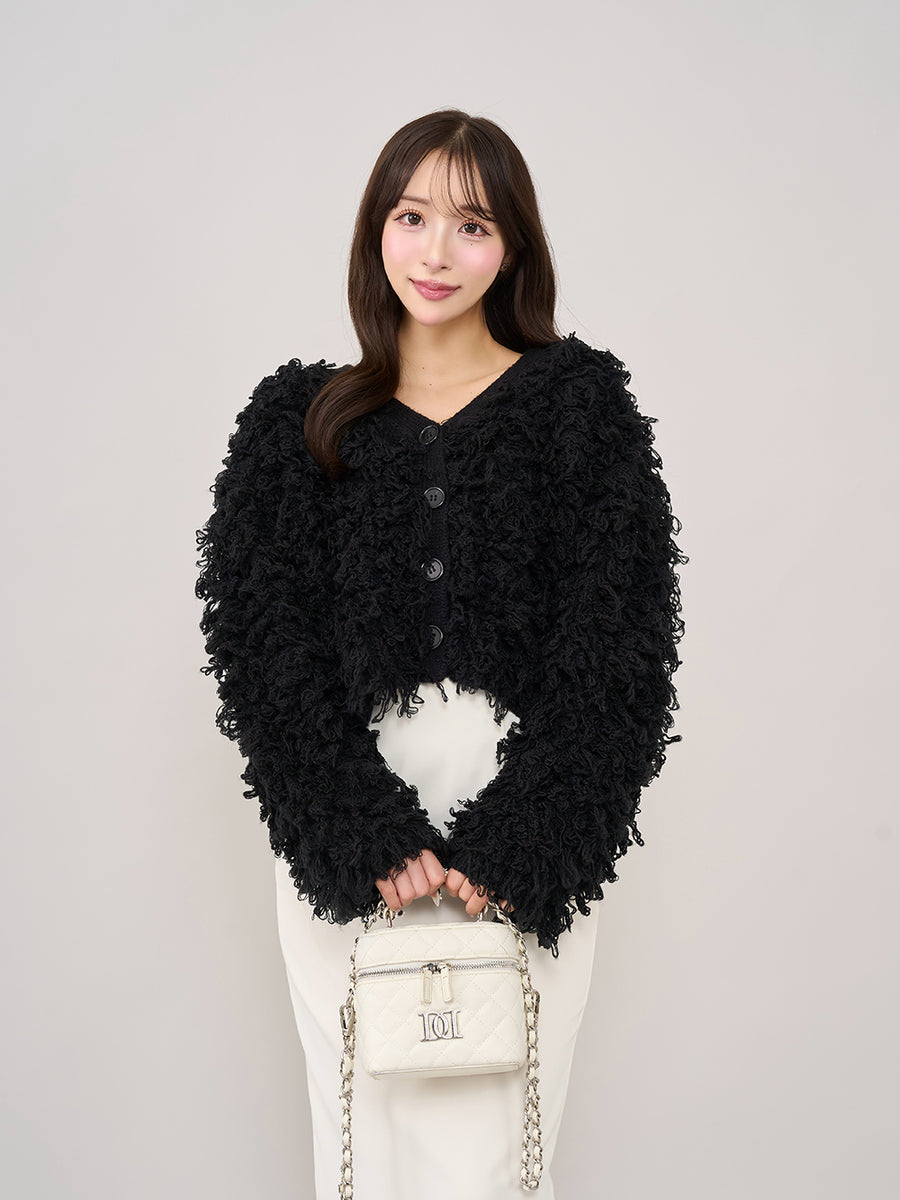 モデル:156cm(着用サイズ:FREE 着用カラー:BLK)