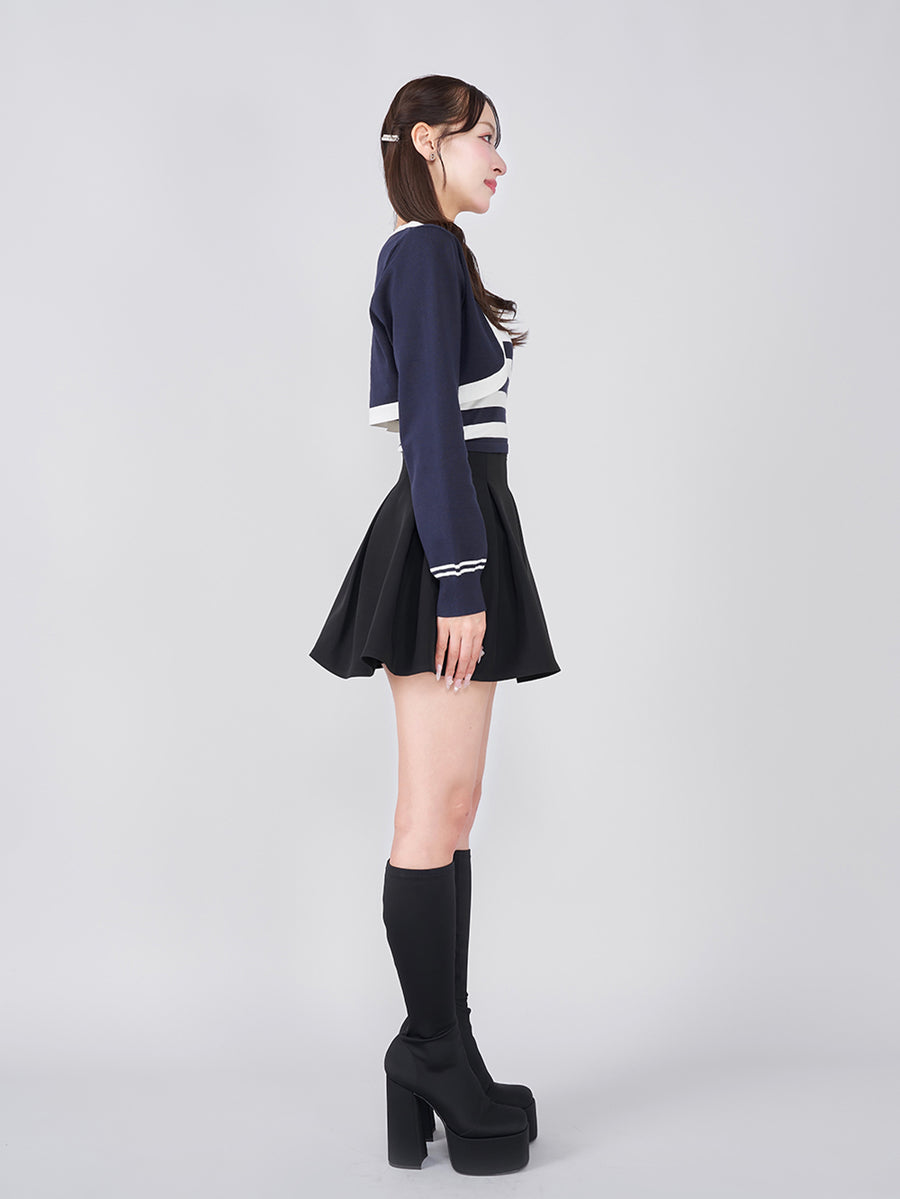モデル:156cm(着用サイズ:S 着用カラー:BLK)