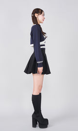 モデル:156cm(着用サイズ:S 着用カラー:BLK)