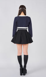 モデル:156cm(着用サイズ:S 着用カラー:BLK)
