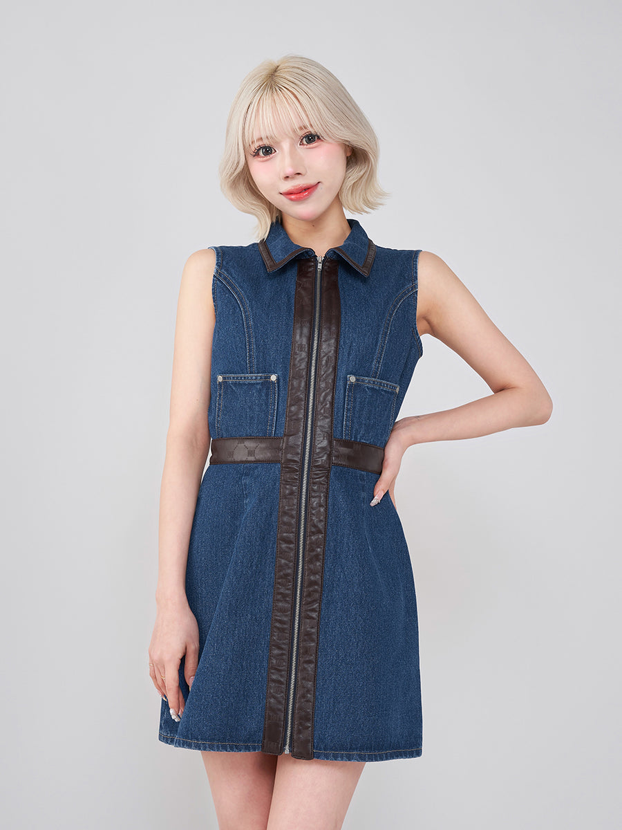 モデル:155cm(着用サイズ:FREE 着用カラー:BLU)