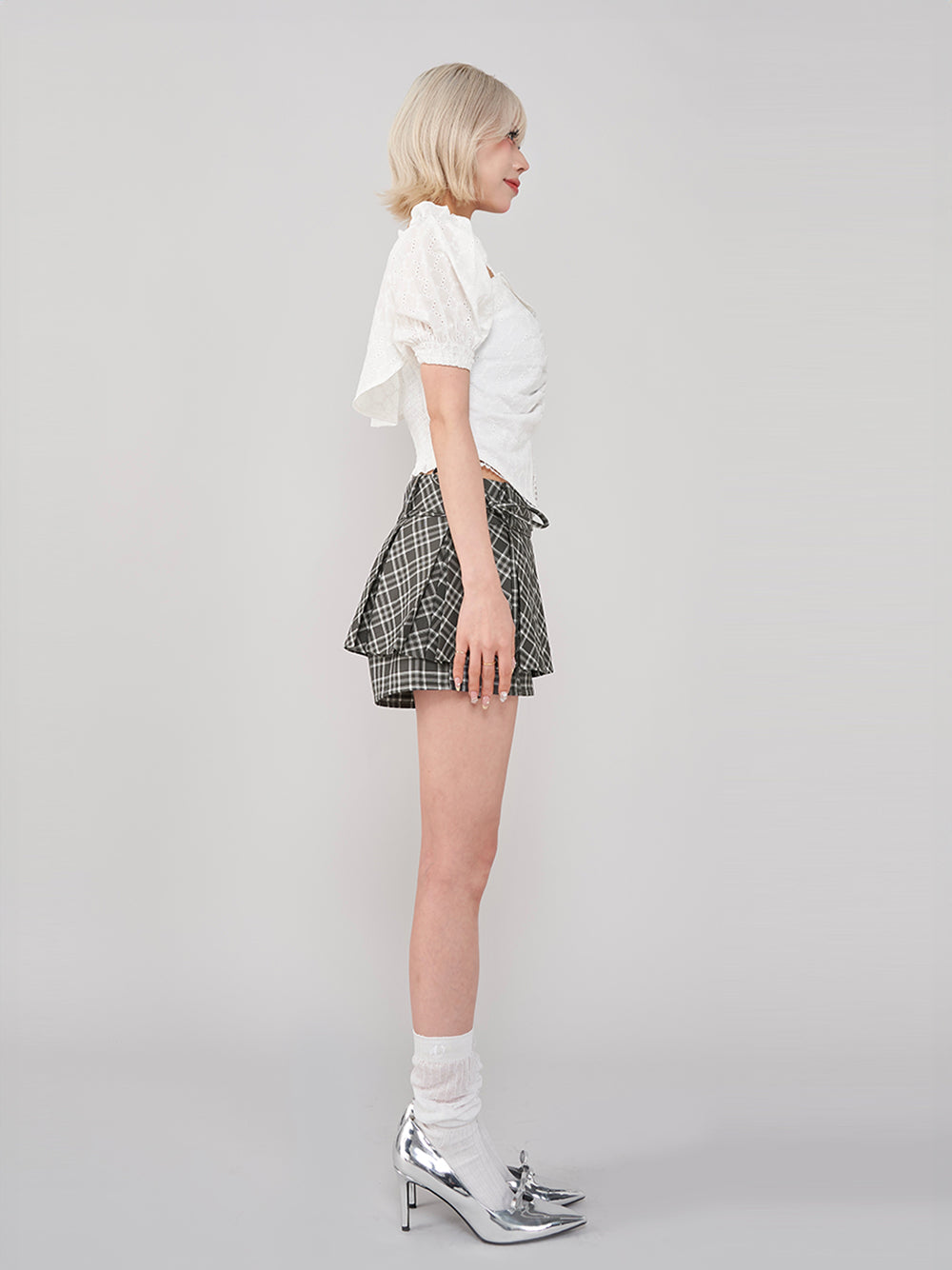 モデル:155cm(着用サイズ:S 着用カラー:GRY)