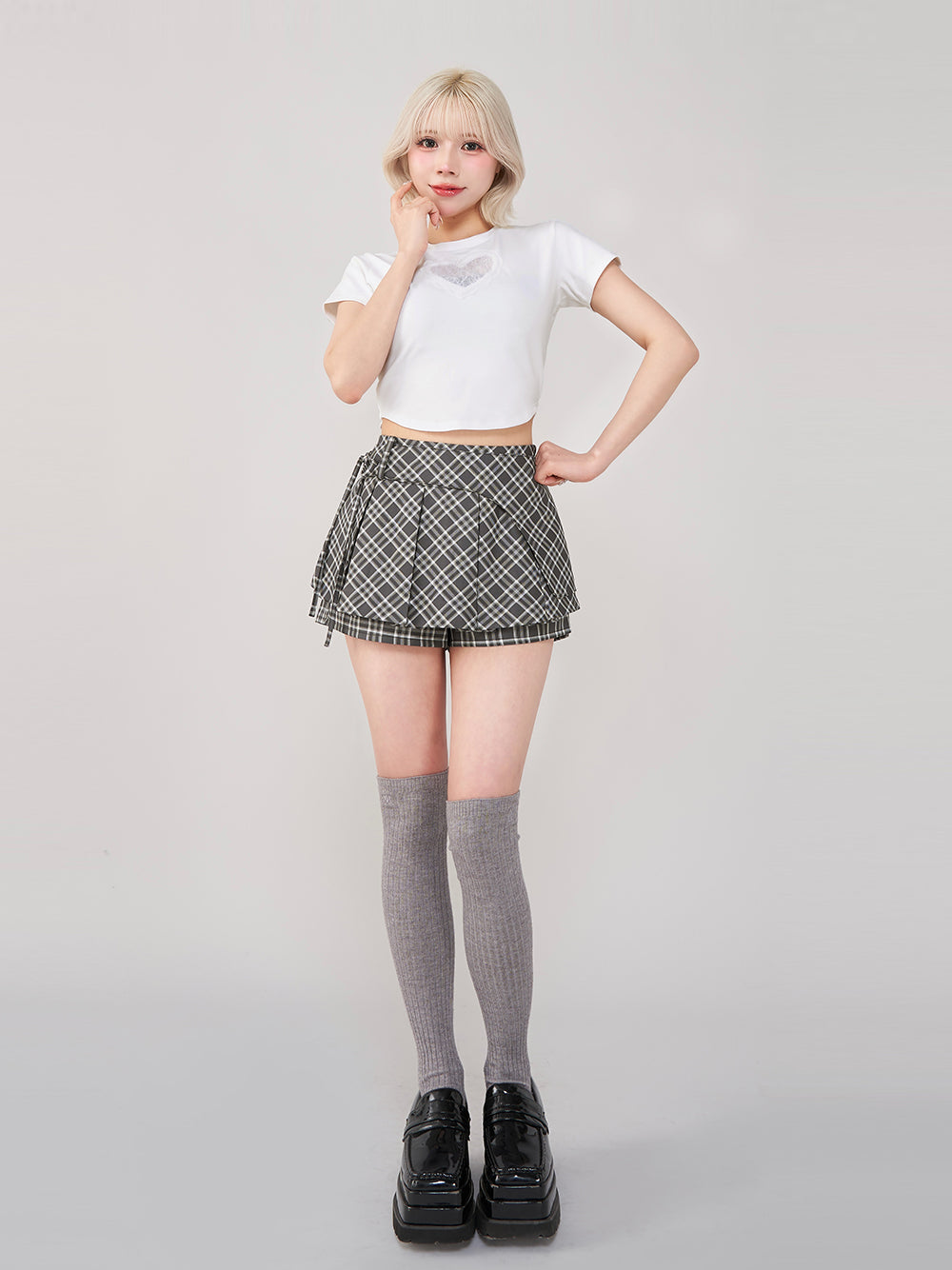 モデル:155cm(着用サイズ:S 着用カラー:GRY)