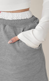 モデル:163cm(着用サイズ:FREE 着用カラー:GRY)