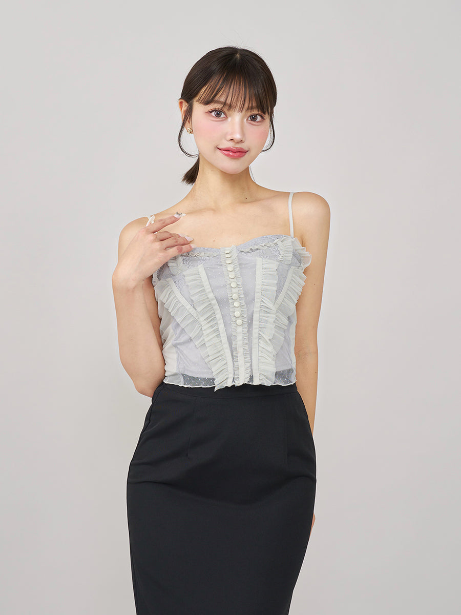 モデル:163cm(着用サイズ:FREE 着用カラー:L-GRY)
