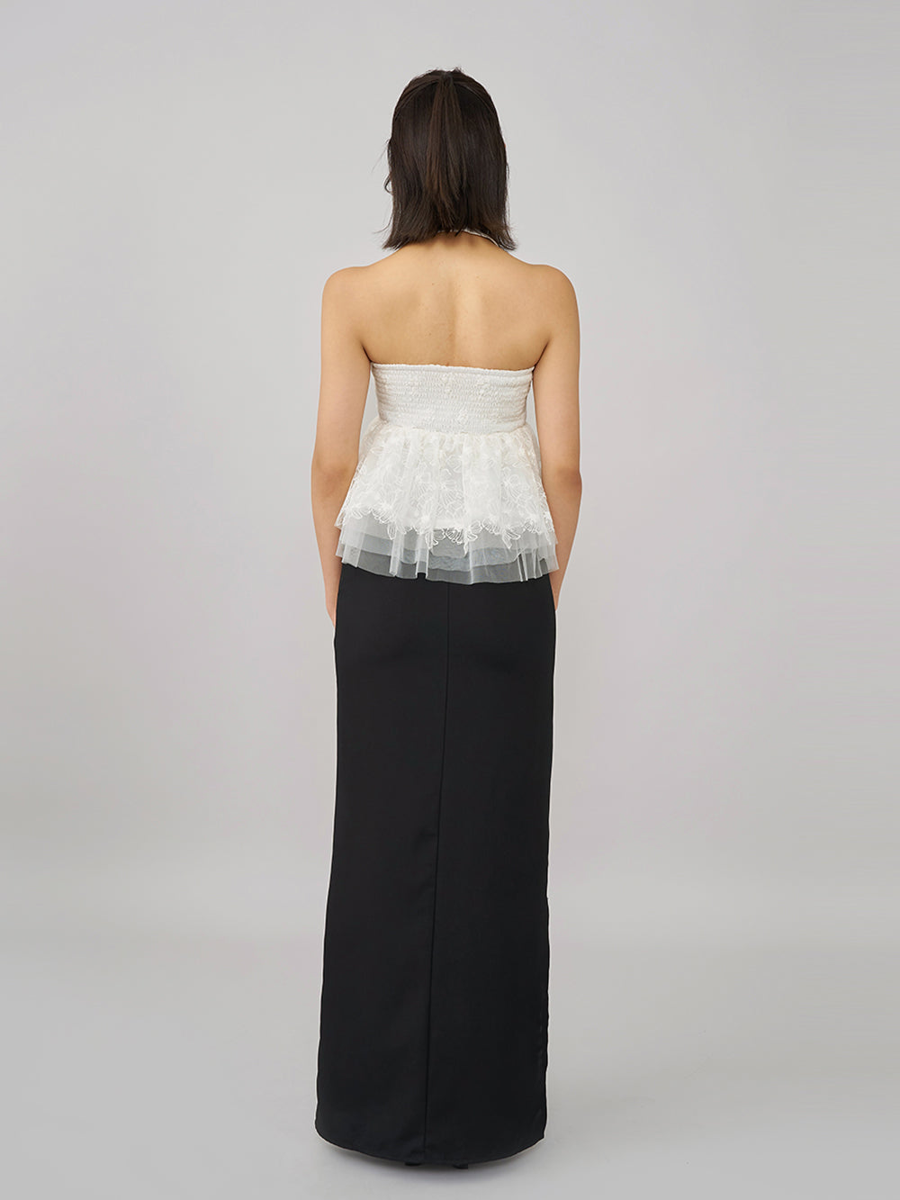 モデル:163cm(着用サイズ:FREE 着用カラー:WHT)