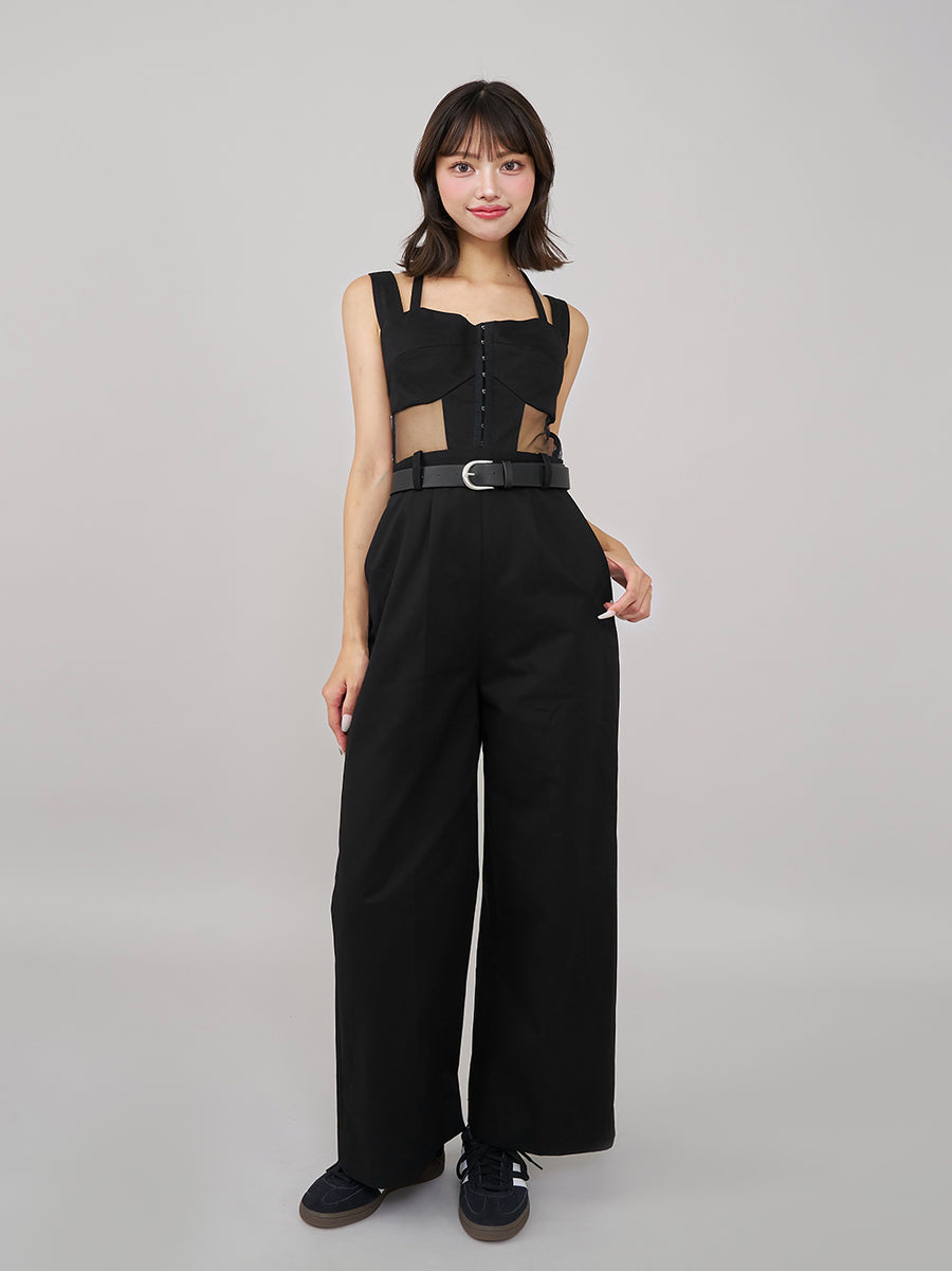モデル:163cm(着用サイズ:FREE 着用カラー:BLK)
