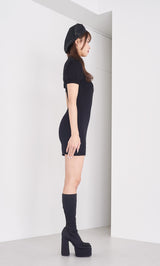 モデル:163cm(着用サイズ:FREE 着用カラー:BLK)