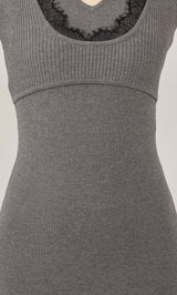 モデル:163cm(着用サイズ:FREE 着用カラー:GRY)