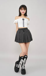 モデル:163cm(着用サイズ:FREE 着用カラー:WHT)