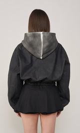 モデル:163cm(着用サイズ:FREE 着用カラー:BLK)