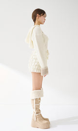 モデル:163cm(着用サイズ:FREE 着用カラー:WHT)