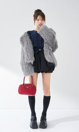 モデル:163cm(着用サイズ:FREE 着用カラー:GRY)