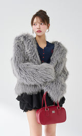 モデル:163cm(着用サイズ:FREE 着用カラー:GRY)