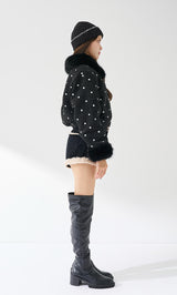モデル:163cm(着用サイズ:S 着用カラー:BLK)